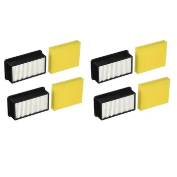 

4 Pack 1008 Replacement Filter Kit for Bissell CleanView Upright Vacuums 9595A, 1819, 1822, 1825, 1831, 1330, 1332. 4x Pre-Motor