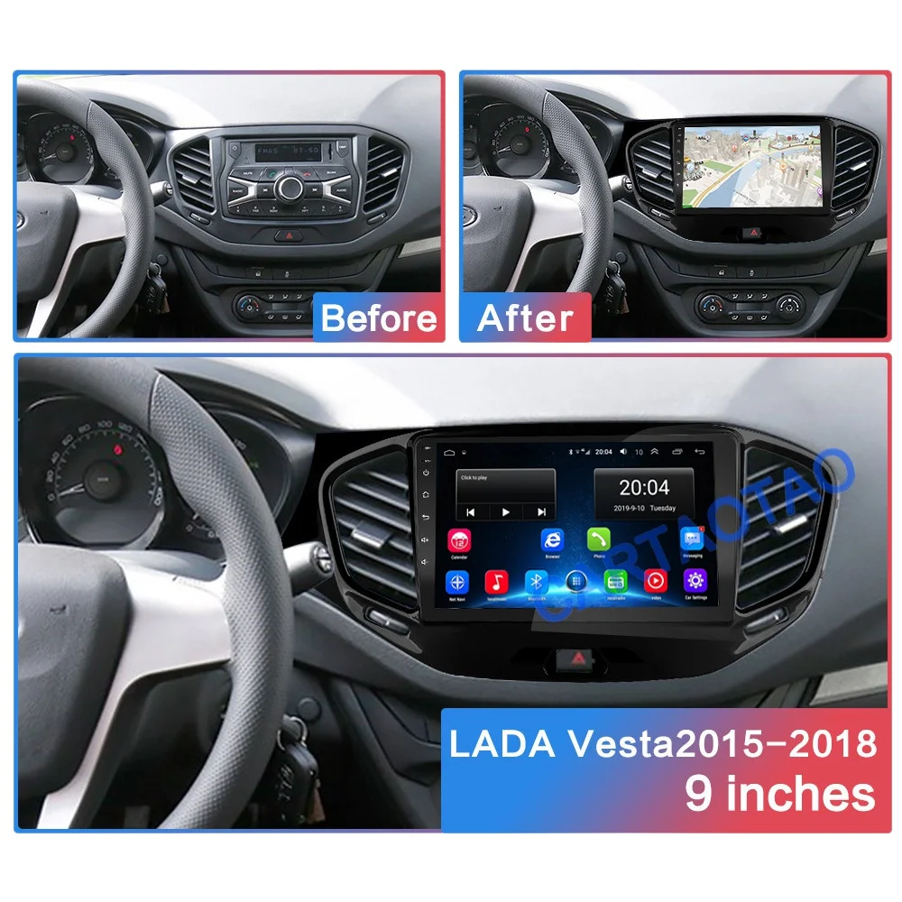 2G+ 3 2G " 2din Android 8,1 автомобильный dvd-плеер для LADA Vesta Cross Sport- автомобильный Радио gps навигация wifi видео плеер