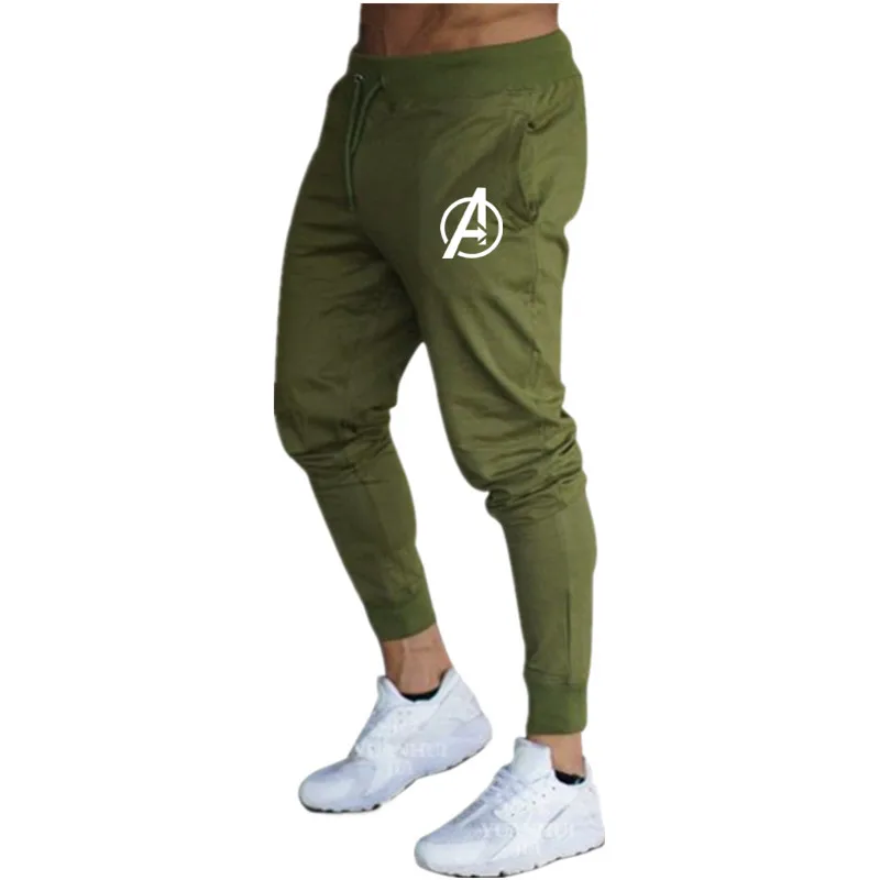 4ArmyGreen Anime Mens Joggers Casual Pants Fitness Men Sportswear Tracksuit Bottoms Skinny Sweatpants Trousers Gyms Jogger Track Pants Men - Цвет: 4ArmyGreen