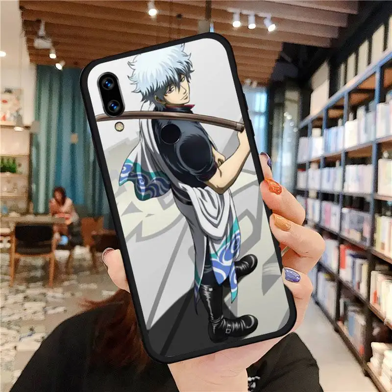 GINTAMA amine Phone Case For Xiaomi Redmi Note 4 4x 5 6 7 8 pro S2 PLUS 6A PRO phone cases for xiaomi