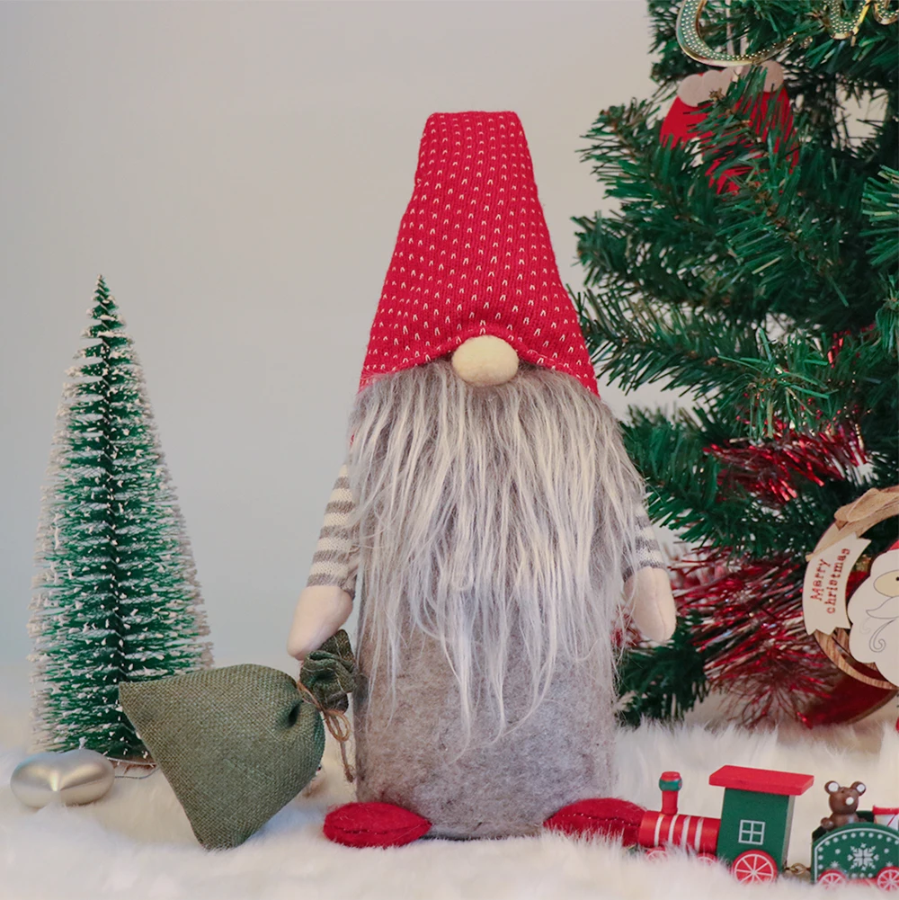 OHEART большой Рождественский гном шведский Tomte Gonme мягкая игрушка кукла гном эльф Рождественское украшение для дома новогодние подарки для детей