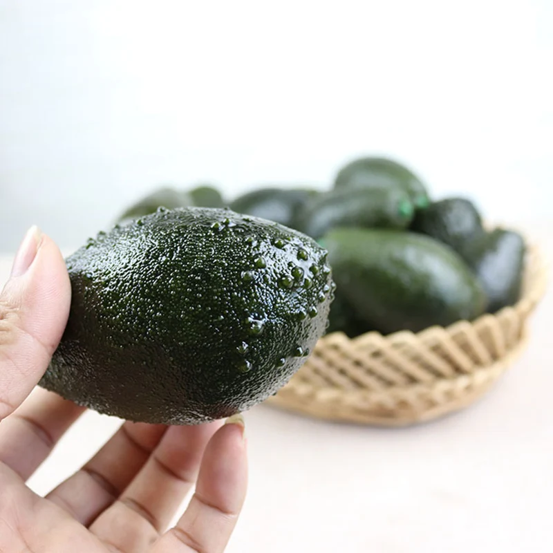  1PC Artificial Fruits Foam Simulation Avocado Lifelike Fruit Model Toy Props For Teaching Photograp - 4000328803620