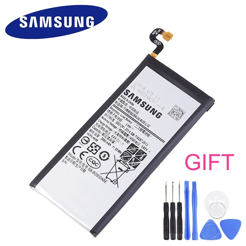 EB-BG930ABE аккумулятор для samsung Galaxy S7 G930 G930F G930FD G930W8 Замена батареи мобильного телефона 3000 мАч