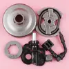 3/8 7T Clutch Rim Sprocket Rim Oil Pump Kit For Poulan 1900 1950 1975 2050 2055 2075 Chainsaw 530071259 530047061 530014949 1