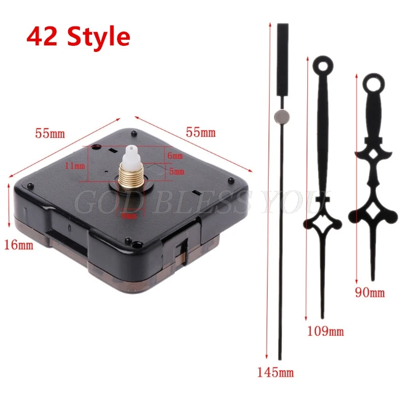 Mute DIY Clock Quartz Watch Clock Mechanism Battery Wall Clock Movement Mechanism Parts Repair Replacement Essential Accessories