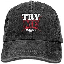 Malcolm X 1963, регулируемые ковбойские кепки унисекс для взрослых