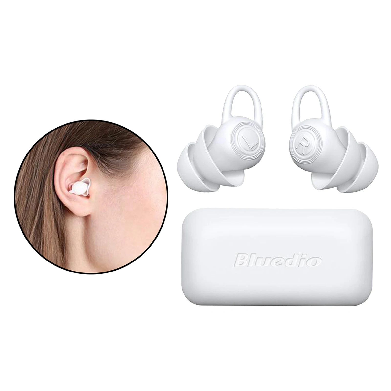 Soft Silicone Ear Plugs Anti Noise Reusable for Sleeping Swimming Earplugs
