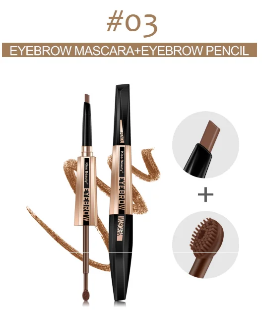 Kiss beauty водостойкий стойкий немаркировочный карандаш для бровей