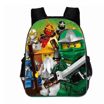 

Boys Girls Games Ninjago Backpack 3D Printing Nylon waterproof School bags For Teenage Kids Hot Mochila Infantil