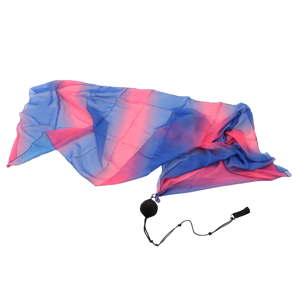 Poi Thrown Balls Womens Belly Dance Silk Veil Poi Stage Costumes Accessories