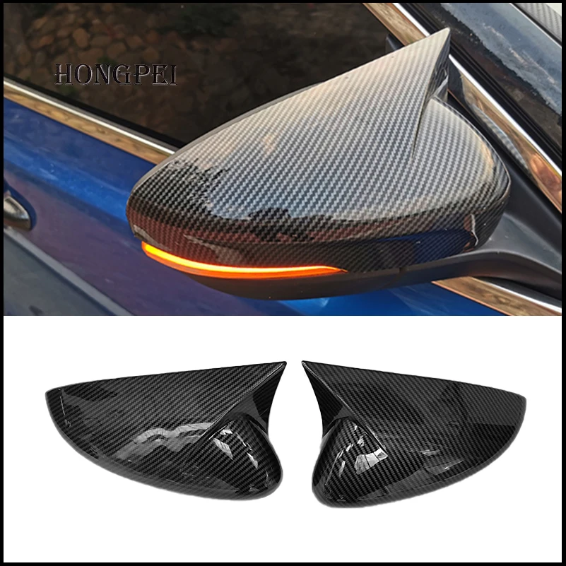 

Car Styling Door Side Wing Rearview Mirror Cover Cap Decoration Trim Shell For Ford Focus 2019 2020 MK4 Auto Accessories