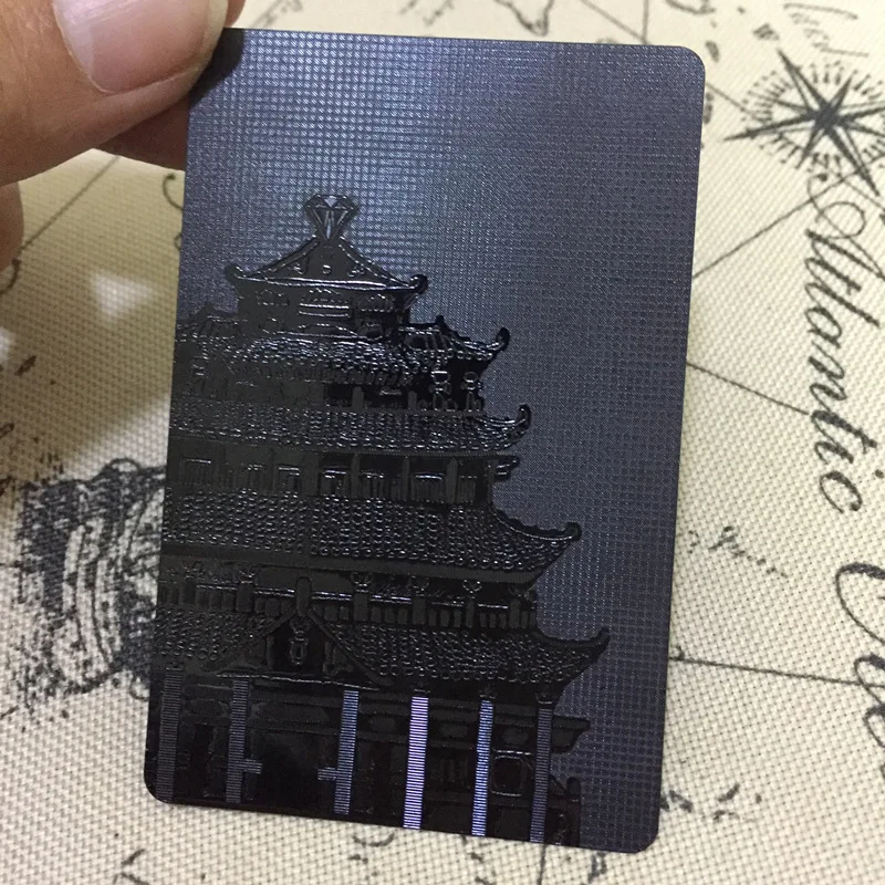 Creative Customizable Gold Foil Playing Cards Plastic Waterproof Poker Board Game Chess Advertisement Foreign Trade Currently Av