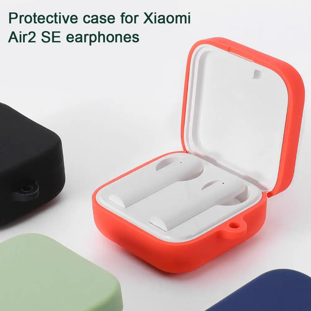 

Earphone Case Replacement Soft Silicone Earphone Protective Cover For Xiaomi Air2 SE Shockproof Anti-fall Accessories
