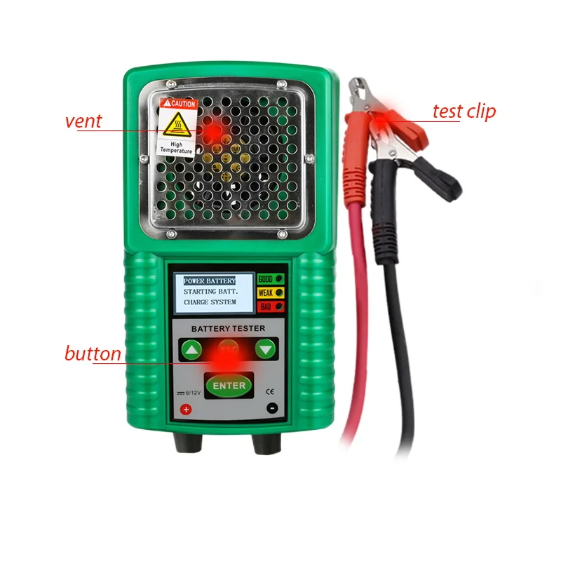 Testeur de batterie de voiture 12v 24v Analyseur de batterie automobile  numérique automatique Diagnostic précis de la batterie Trop haute qualité