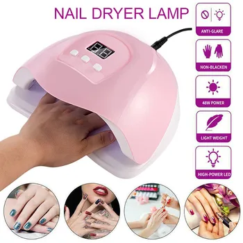 

Nails uv lamp 54W LED UV Nail Gel Curing Lamp Light Nail Gel Polish Dryer Nail Art Machine nail tools led nail lamp Dropshipping