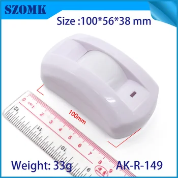

10pcs white color abs plastic sensor enclosure for electronic detector device 100*56*38