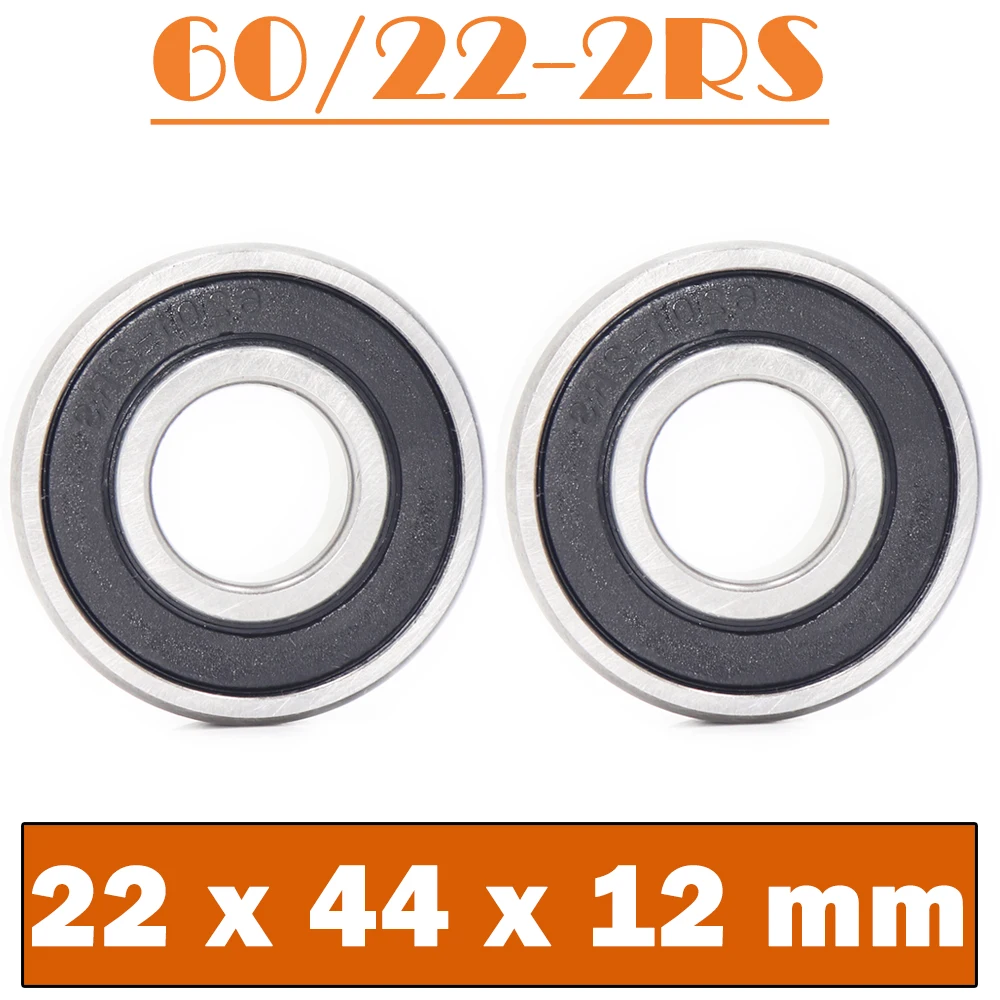 

60/22 2RS Non-standard Ball Bearings 22*44*12 mm (2 PCS) 224412 Bearing 6022