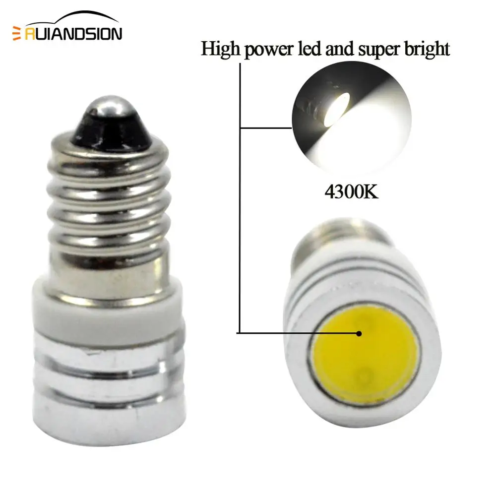 Сменная Светодиодная лампа для фокусировки 3 в E10 2 Вт 150 лм пост. Тока|cob led|bulb e10bulb led