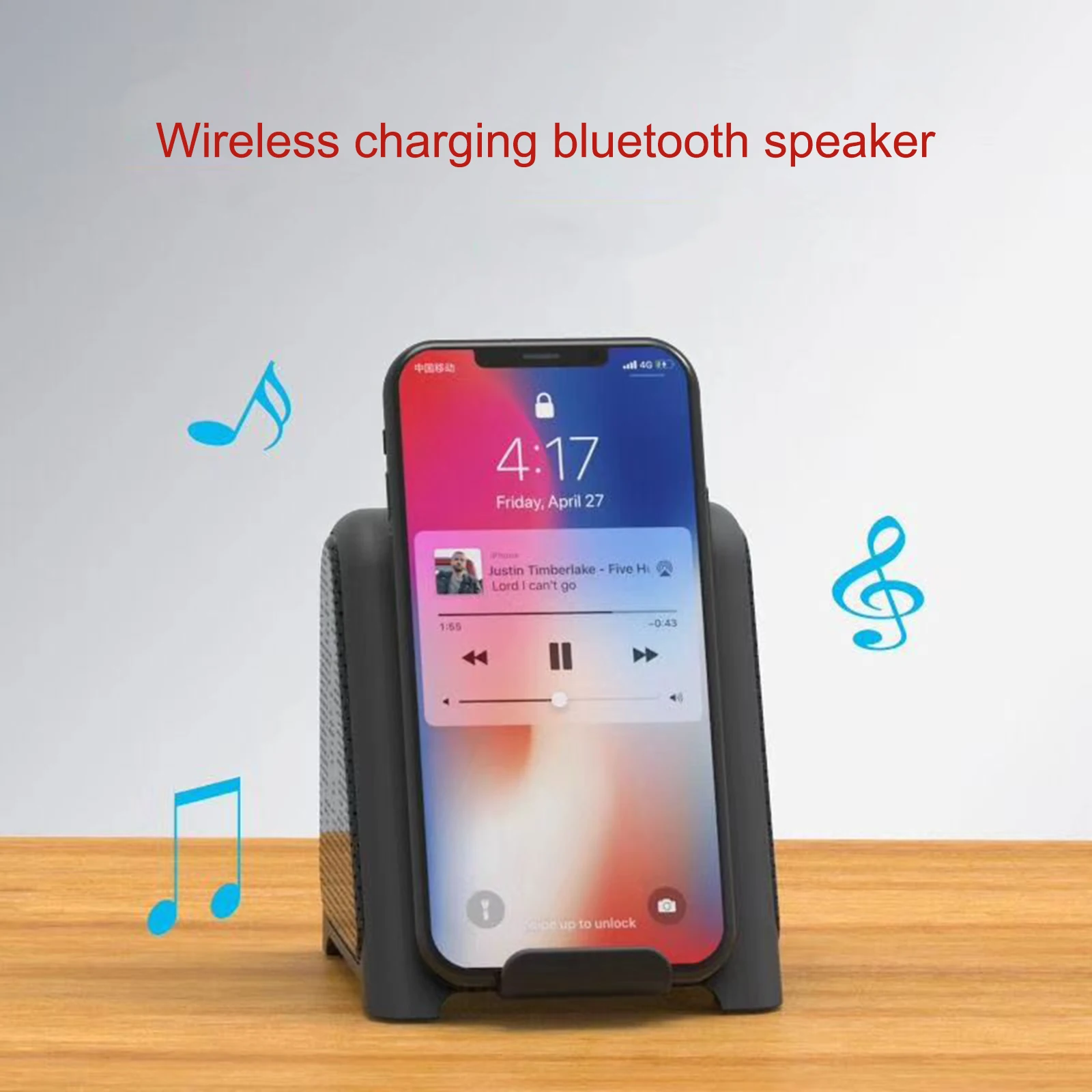 

3 in 1 Wireless Charging Bluetooth Speaker Dual Speaker Subwoofer Small Speaker Mobile Phone Wireless Charger Desktop Stand New