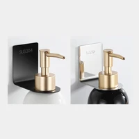 Stainless Steel Suction Cup Rack Shower Gel Shampoo Soap Liquid Wall Mount Hook 2