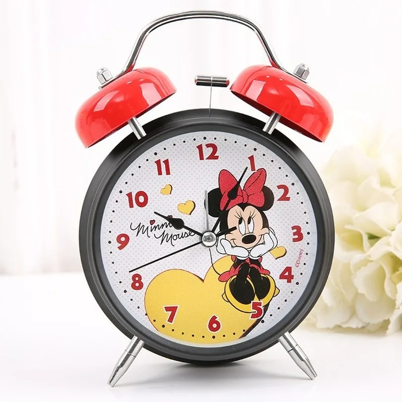 Disney Alarm CLOCK Mantel WIND UP Working Donald Duck Goofy