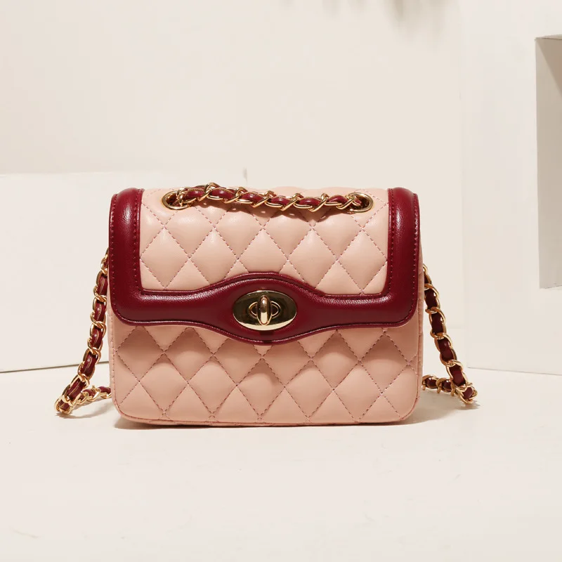 

luxury handbags women bags designer Quilted Leather clutch Female chain Shoulder Bag Brand Ladies Crossbody messenger Bags purse