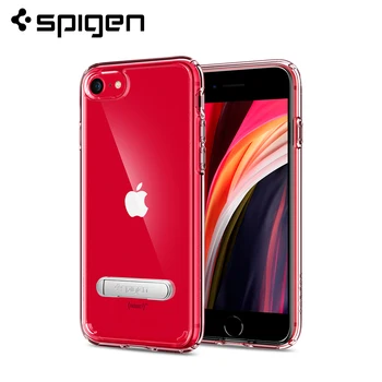 

Spigen Ultra Hybrid S Case for iPhone SE (2020) / iPhone 8 / iPhone 7 (4.7") - Mil-Grade Protection Built-in Metal Kickstand