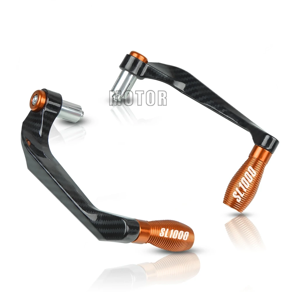 Для Aprilia SL1000/FALCO 2000-2004 SL 1000 мотоцикл 7/" 22 мм руль тормоза рычаг сцепления защита Ручка Бар Proguard - Цвет: Orange