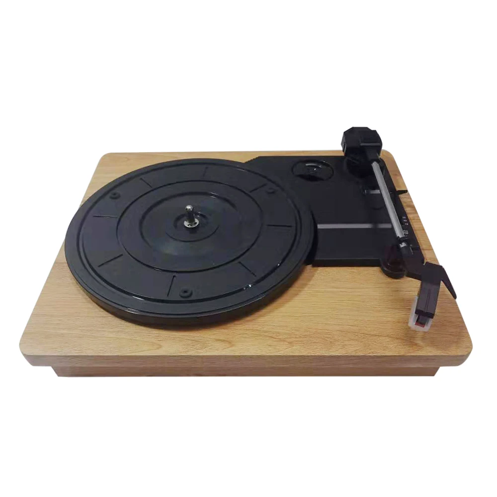 

DC 5V Retro Player Stereo 33 45 78 RPM LP Three Speed Vinyl Record-Turntable Player Gramophone RCA R/L 3.5mm