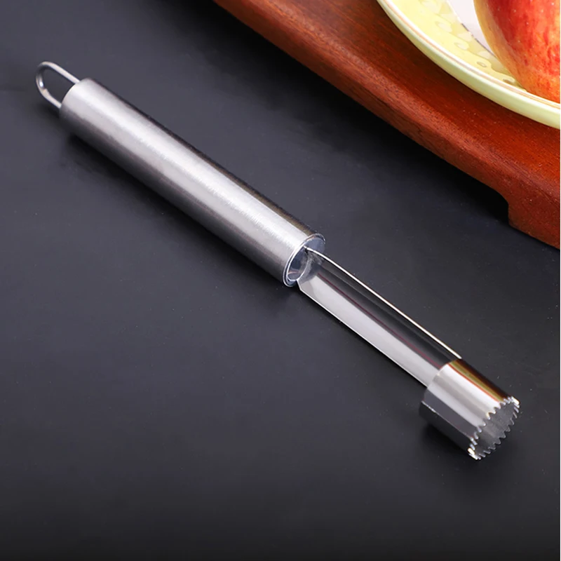 Stainless Steel Apple Corer Fruit Seed Core Remover Pear Apple Corer Knife Easy Twist Fruit Pitter Fruit Tools Kitchen Gadgets (8)