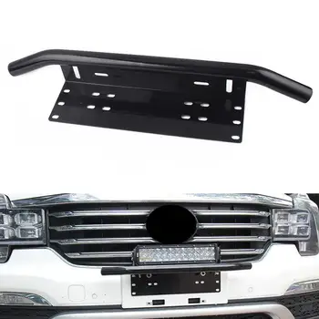 

Automobile Off-road Vehicle License Plate Frame Front Bumper Spot Light Bracket