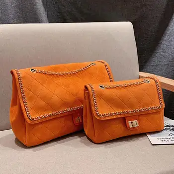 

Vintage Classic Plaid Female Tote bag 2019 New Quality Matte Leather Women's Designer Handbag Lock chain Shoulder Messenger bags