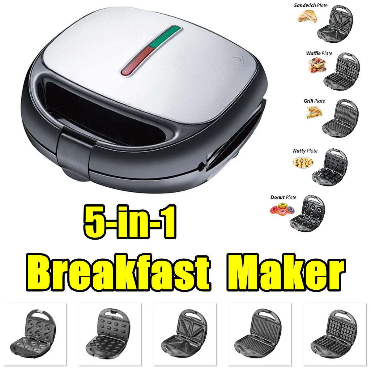 waffle maker 5 in 1