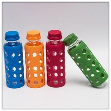 HOWTELEE красочные высокое боросиликатное стекло креативные Спорт на открытом воздухе чашка для воды со стеклянными кружками для кофе стеклянные бутылки для молока