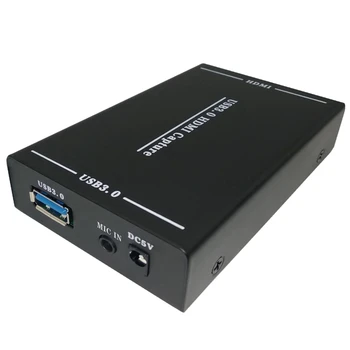 

HOT-Usb3.0 Hdmi To Hdmi Ring Output Hd Capture Card Obs Game Live Obs Game Live Cassette
