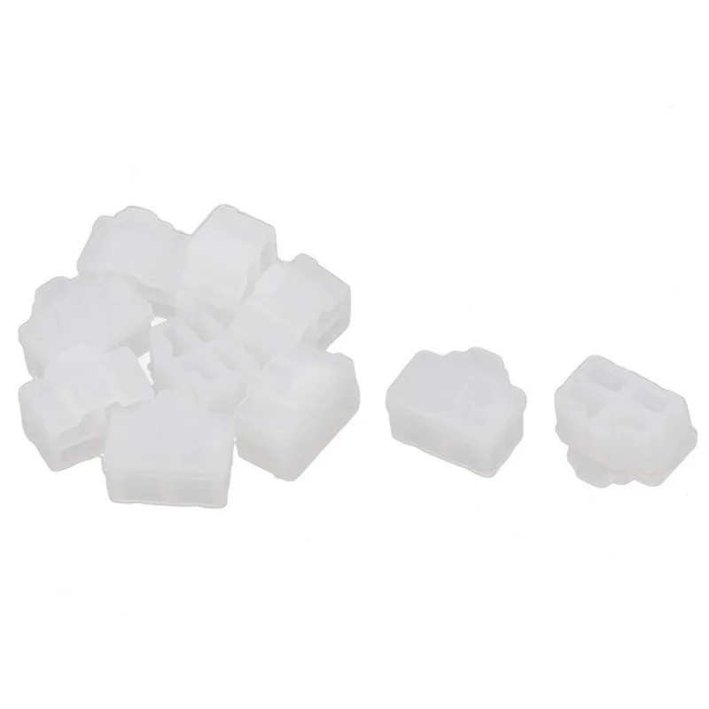 

Clear Ethernet port RJ 45 Dustproof cap Protection stopper 10 Connector plug