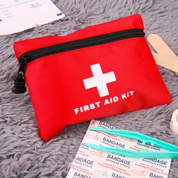

Portable Mini First Aid kit bag style Waterproof Outdoor Travel Car first aid box Small Bag Emergency Survival kit Household