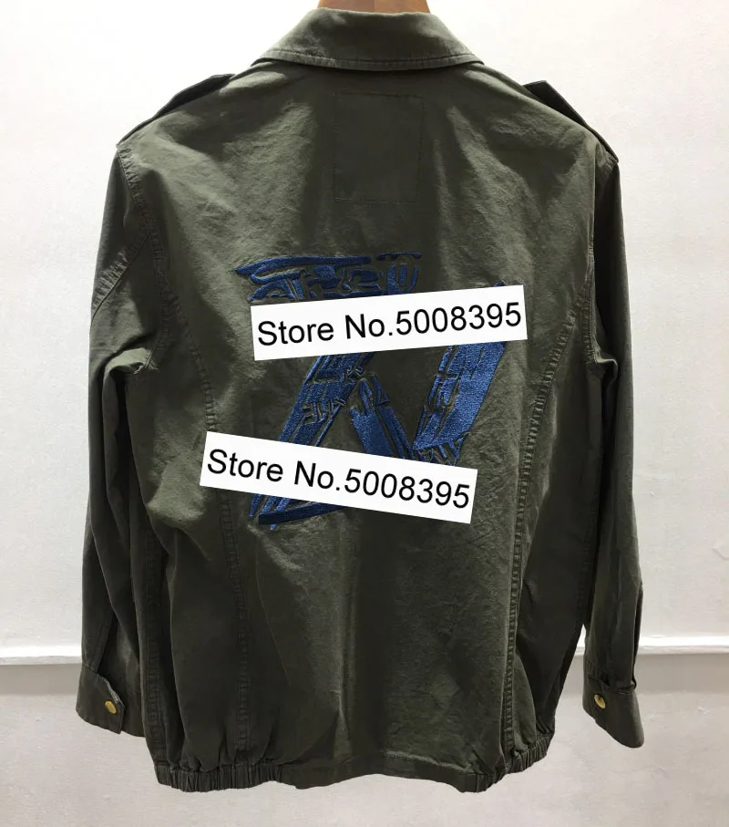 2021SS kadın geri işlemeli pamuklu MILI Parka çocuk ceket ön cepler düğmesi uzun kollu moda ceketler kadın