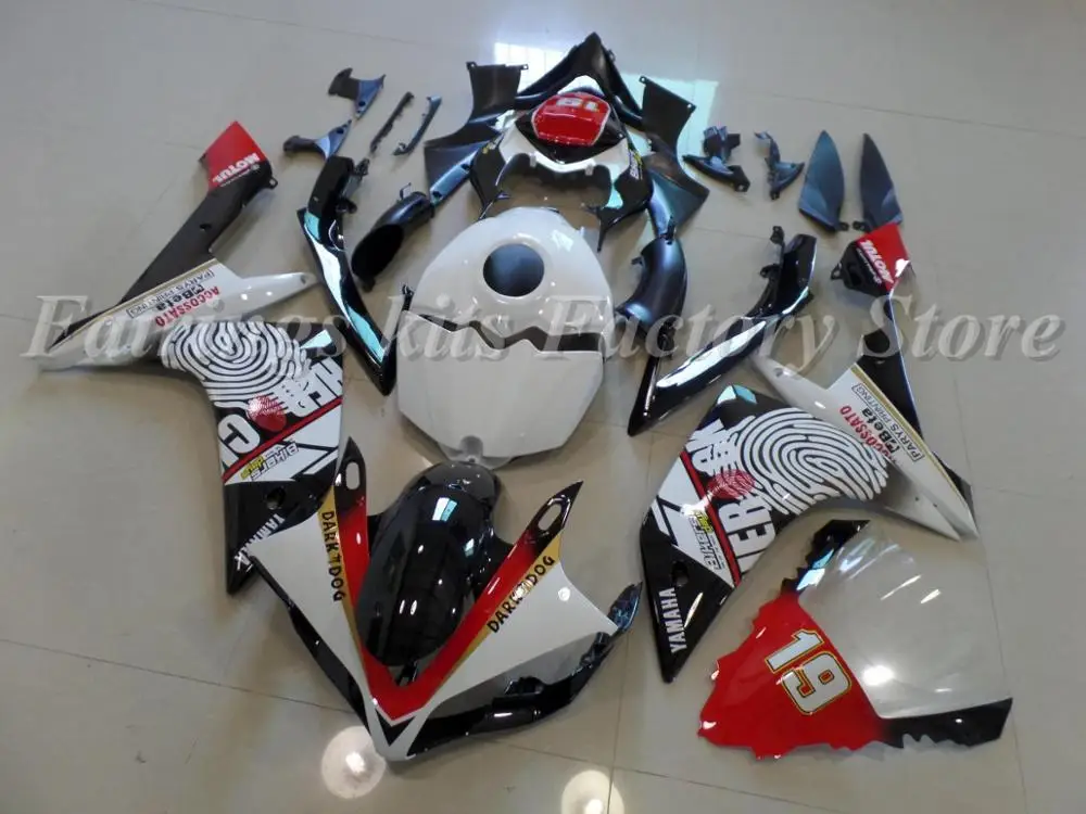 Комплект обтекателей для мотоцикла из АБС-пластика подходит Yamaha YZF R1 2007 2008 YZF1000 07 08