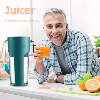 

300ml Small Portable Blender Juicer Mixer Magnetic Charging Food Processor