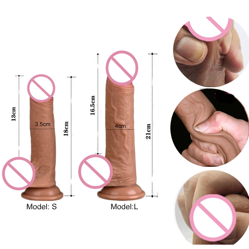 7/8 inches silicone big suction cup dildo strapon realistic vibrator dildos dick Phallus faloimitator adult sex toys for woman