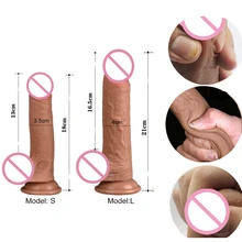 7/8 inches silicone big suction cup dildo strapon realistic vibrator dildos dick Phallus faloimitator adult sex toys for woman