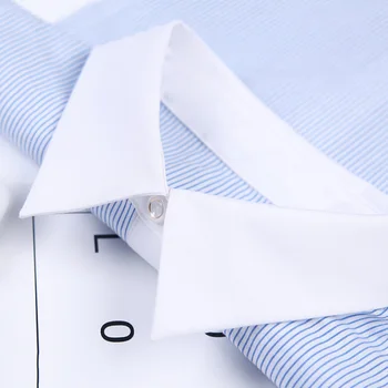 

Vintage White Fake Collar Women Detachable Collars Stripe False Collars Woman Female Removable Dickie Half Shirt Women Faux Col