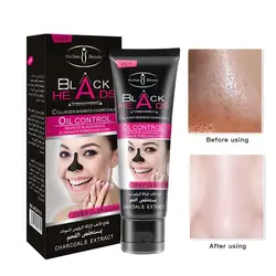 Уход за кожей лица черных точек Нос Маска blackhead чистящий крем уменьшает поры, удаление черных точек маска для носа грязи, уход за кожей