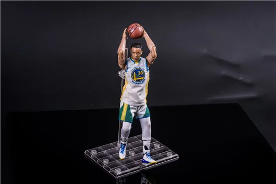 Изображением самого ценного игрока NBA Баскетбол спортсменов Stephen Curry/1/9 белая майка номер 30 мобильный в штучной упаковке Гараж Комплект