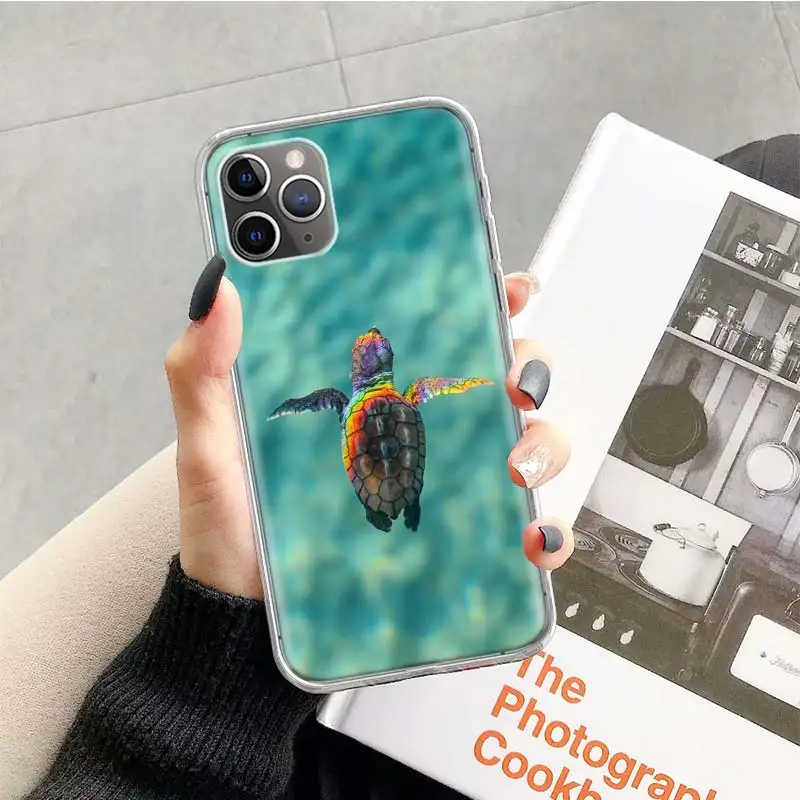 TR194-5 Черепаха чехол для Apple iphone 11 Pro XS Max XR X 7 8 6 6S Plus 5 5S SE 10 десять подарок силиконовый чехол для телефона - Цвет: TR194-5