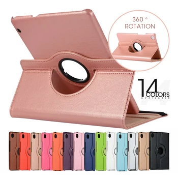 

For Huawei MediaPad T3 10 9.6inch AGS-L09-L03 W09 Leather Cover 360 Rotating Tablets for Honor Play Pad 2 9.6"Smart Tablet Cover