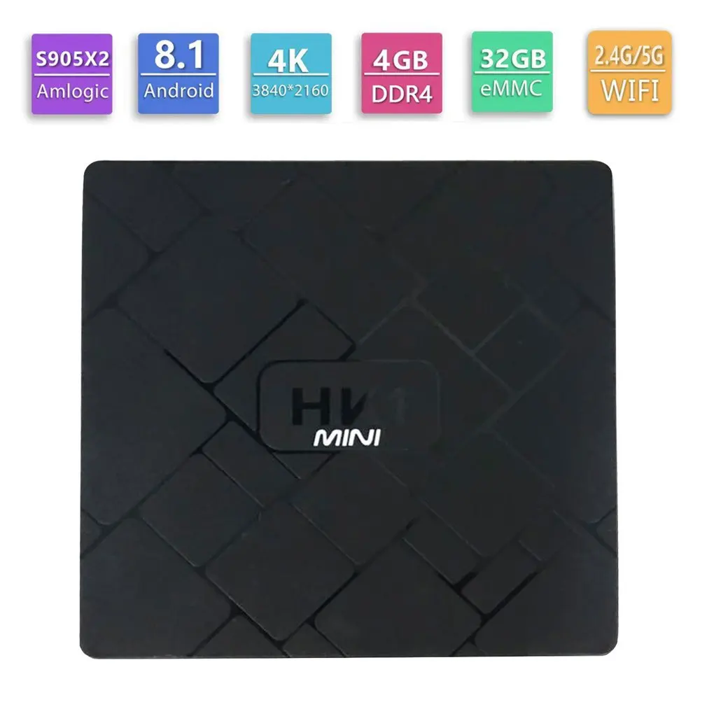 Android 8,1 веб-плеер Hk1mini Rk3229 чип 2+ 16g 4k сетевая приставка высокой четкости веб-плеер интернет-Аксессуары