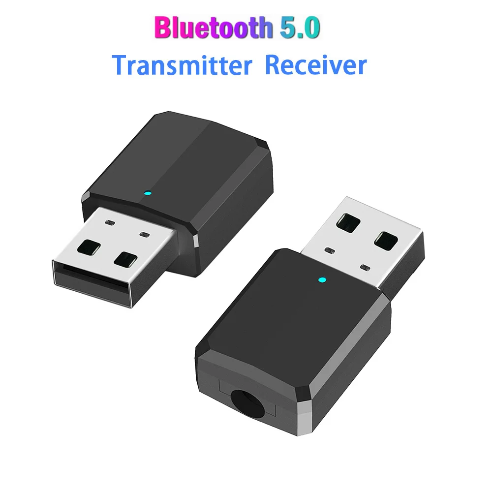 Bluetooth 5,0 передатчик aux-приемник 3,5 мм разъем аудио приемник передатчик адаптер для телевизионные наушники Динамик потокового компьютера