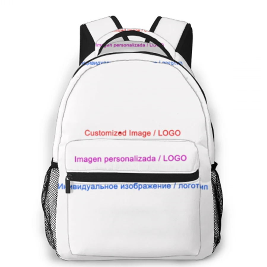 Custom image LOGO Повседневный Рюкзак с изображением звуковых героев из мультфильма «Соник-Ежик» - Цвет: Custom image LOGO
